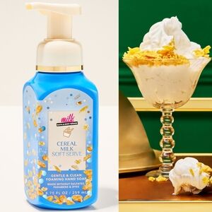 Bath Body Works Milk Bar Cereal Milk Soft Serve Foaming Hand Soap 8oz NEW
